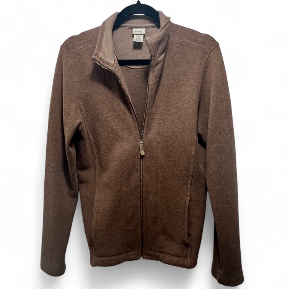 L.L. Bean Women's Brown Zip Up Sweatshirt